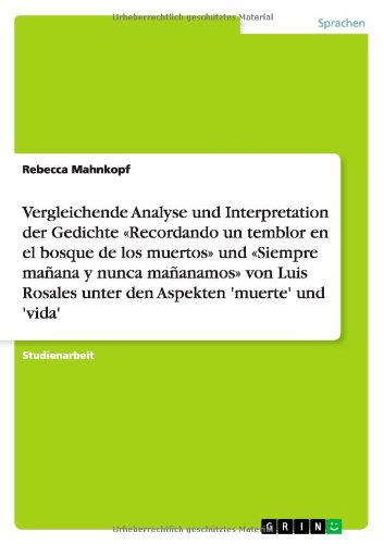 Vergleichende Analyse und Inte - Mahnkopf - Livros - Grin Verlag Gmbh - 9783656385271 - 13 de março de 2013