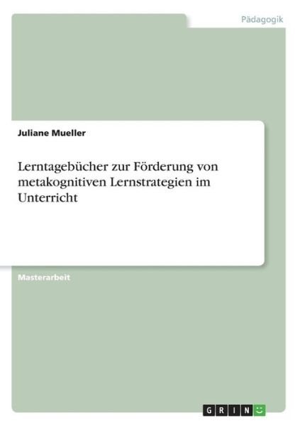 Cover for Mueller · Lerntagebücher zur Förderung vo (Book)