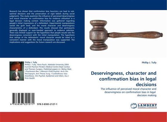 Cover for Tully · Deservingness, character and conf (Bog)