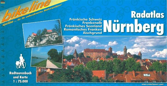 Cover for Esterbauer · Radatlas Nürnberg : Fränkische Schweiz, Frankenalb, Fränkisches Seenland, Romantisches Franken (Spiral Book)
