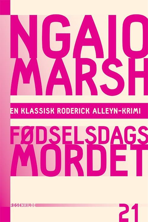 Cover for Ngaio Marsh · Fødselsdagsmordet (Sewn Spine Book) [1.º edición] (2015)