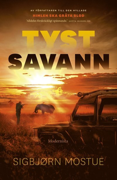Cover for Sigbjörn Mostue · Tyst savann (Indbundet Bog) (2022)