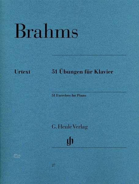51 Übungen für Klavier (HN27) - Brahms - Böcker - SCHOTT & CO - 9790201800271 - 6 april 2018