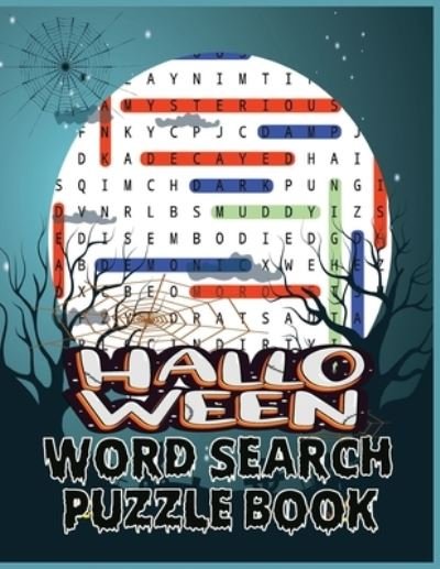 Cover for Kr Print House · Halloween Word Search Puzzle Book: Exercise Your Brain With Holiday Word Search / Find Puzzles Book with Answers (Halloween Word Search) (Pocketbok) (2021)