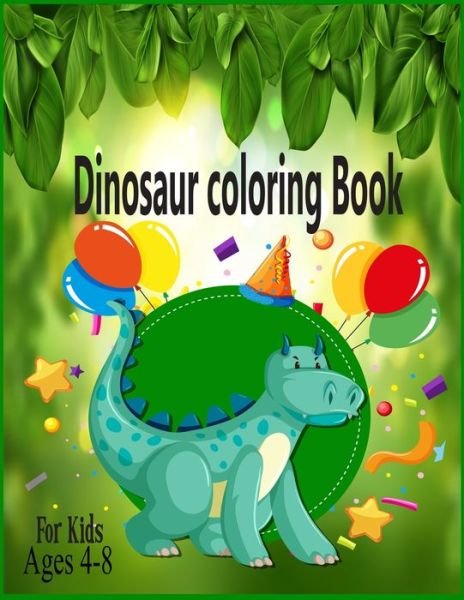Cover for Nr Grate Press · Dinosaur Coloring Book for kids Ages 4-8 (Paperback Bog) (2021)