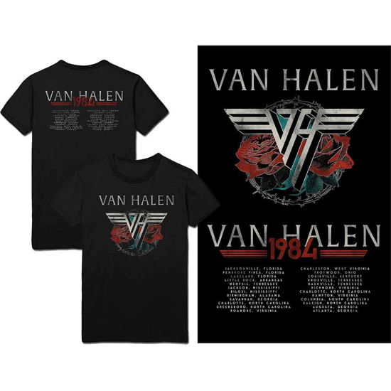 Cover for Van Halen · Van Halen Unisex T-Shirt: 84 Tour (Back Print) (T-shirt)