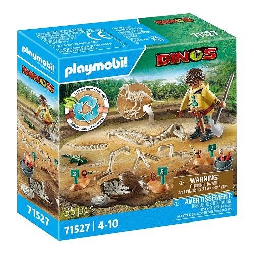 Cover for Playmobil · Archaeological Dig With Dinosaur Skeleton (71527) (Leketøy)
