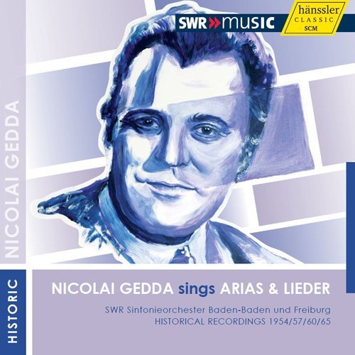 Cover for Gedda / Werba / Werner Singer / Bour · Gedda Sings Arias and Lieder (CD) (2012)