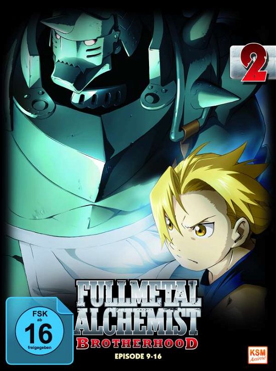 Cover for N/a · Fullmetal Alchemist: Brotherhood - Volume 2 - Folge 09-16 (DVD-Single) (2014)