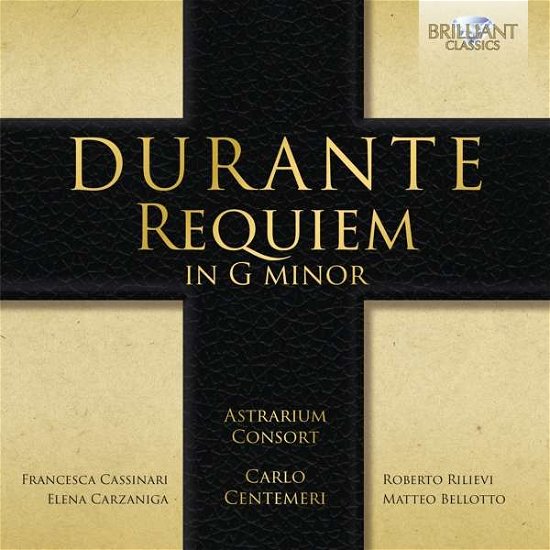 Cover for F. Durante · Requiem in G Minor (CD) (2020)