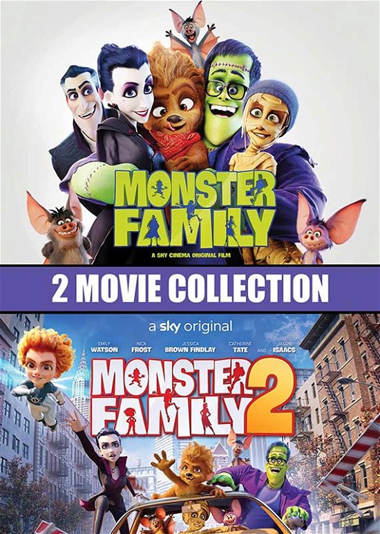 Cover for Monster Family 2 · Monster Family / Monster Family 2 (DVD) (2022)