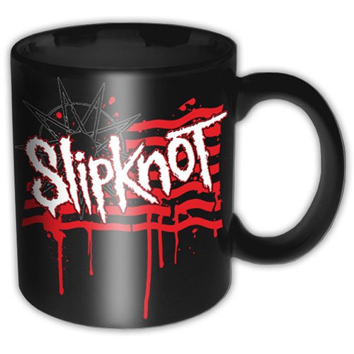 Cover for Slipknot · Tazza Ceramica Dripping Flag &amp; Logo (MERCH) [Black edition]