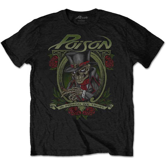 Cover for Poison · Poison Unisex T-Shirt: We Trust (T-shirt) [size M] [Black - Unisex edition]