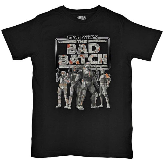 Star Wars Unisex T-Shirt: The Bad Batch - Star Wars - Gadżety -  - 5056561098272 - 