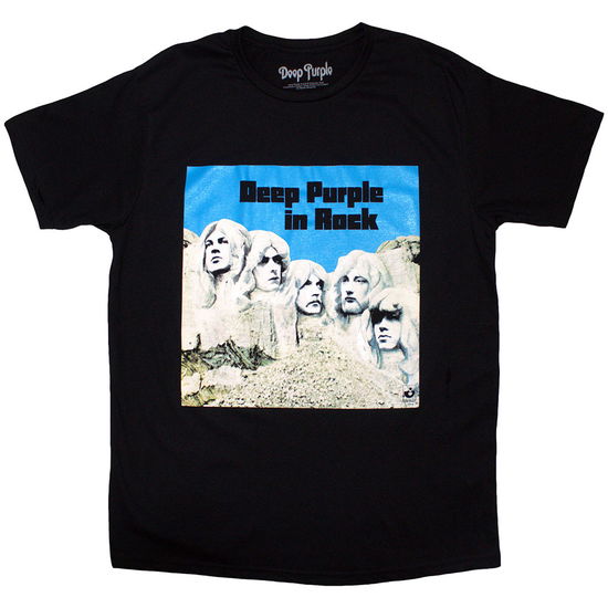 Cover for Deep Purple · Deep Purple Unisex T-Shirt: In Rock (Black) (T-shirt) [size M] (2024)