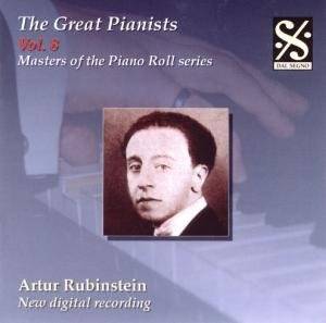 Cover for Artur Rubinstein · Masters of the Piano Roll Vol. 8 (Rubenstein) (CD) (2008)