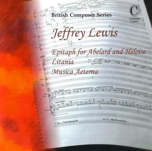 Cover for Lewis Jeffrey B.1942: Epitaph For Abelard And Heloise / Litania Both W · Lewis Jeffrey B1942: Epitaph For Abelard And Heloise / Litania Both W (CD)