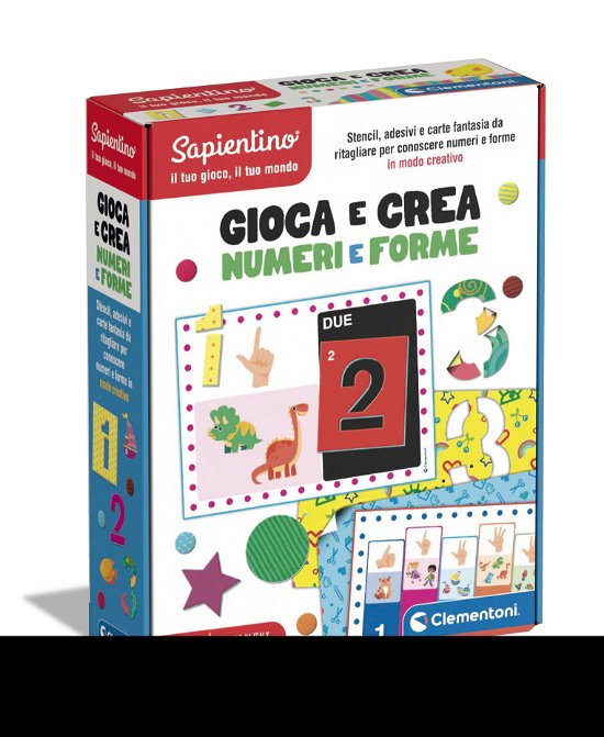 Clementoni Educativi Gioca E Crea : I Numeri Made In Italy - Clementoni - Gadżety - Clementoni - 8005125167272 - 