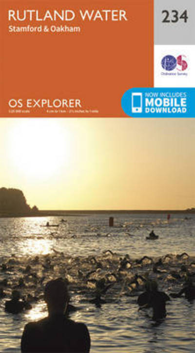 Cover for Ordnance Survey · Rutland Water, Stamford and Oakham - OS Explorer Map (Map) [September 2015 edition] (2015)