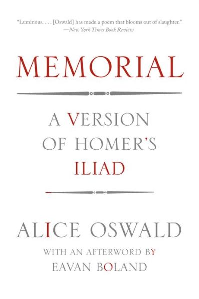 Cover for Alice Oswald · Memorial: A Version of Homer's Iliad (Taschenbuch) (2013)