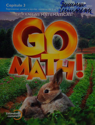 Cover for Houghton Mifflin Harcourt · Go Math! 2015, Grade K Chapter 3. (Book) (2015)