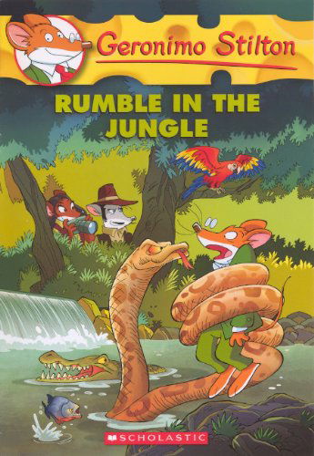 Cover for Geronimo Stilton · Rumble in the Jungle (Turtleback School &amp; Library Binding Edition) (Geronimo Stilton (Numbered)) (Hardcover Book) [Reprint edition] (2013)