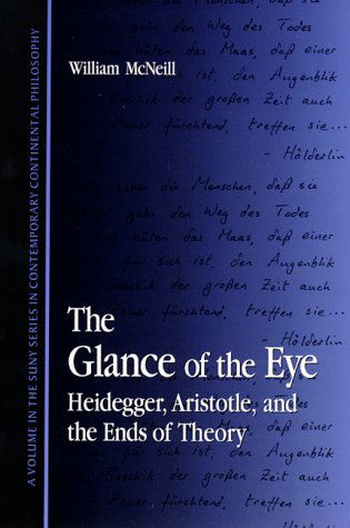 Cover for William Mcneill · The Glance of the Eye: Heidegger, Aristotle, and the Ends of Theory (Suny Series in Contemporary Continental Philosophy) (Gebundenes Buch) (1999)