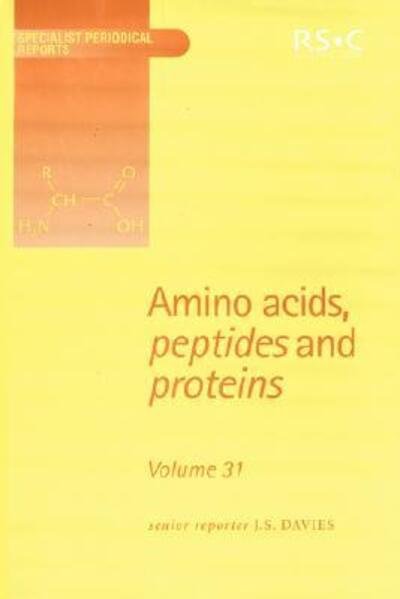 Cover for Royal Society of Chemistry · Amino Acids, Peptides and Proteins: Volume 31 - Specialist Periodical Reports (Innbunden bok) (2000)