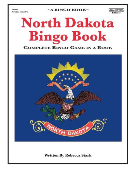 Cover for Rebecca Stark · North Dakota Bingo Book : Complete Bingo Game In A Book (Paperback Book) (2016)