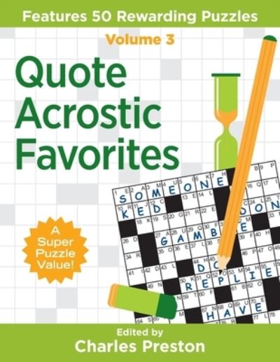 Cover for Charles Preston · Quote Acrostic Favorites (Paperback Book) (2018)