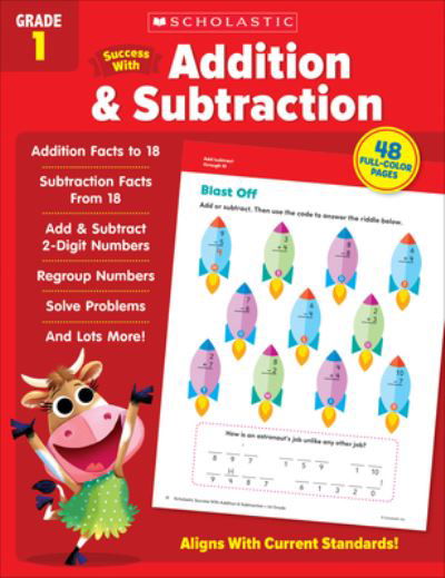 Cover for Scholastic Teaching Resources · Scholastic Success with Addition &amp; Subtraction Grade 1 (Pocketbok) (2022)