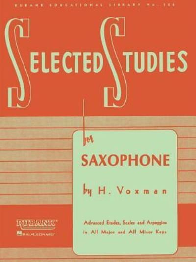 Cover for Himie Voxman · Rubank Selected Studies (Paperback Book) (2017)