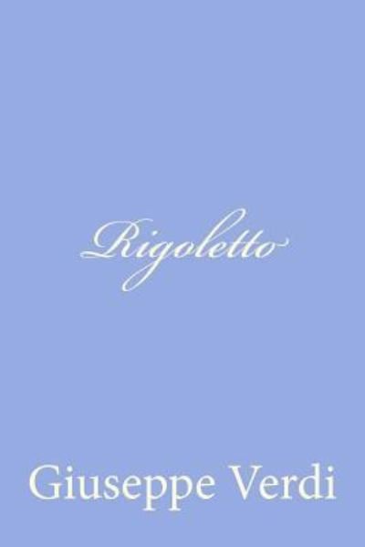 Cover for Giuseppe Verdi · Rigoletto (Paperback Bog) (2012)