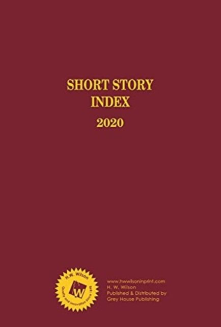Cover for HW Wilson · Short Story Index, 2020 Annual Cumulation (Paperback Book) (2021)