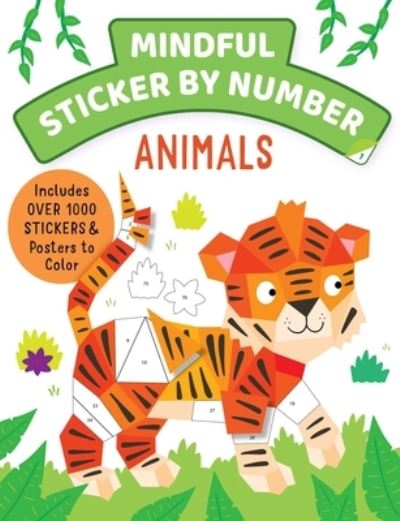 Cover for Insight Kids · Mindful &amp; Magical Sticker by Number: Animals (Paperback Book) (2022)