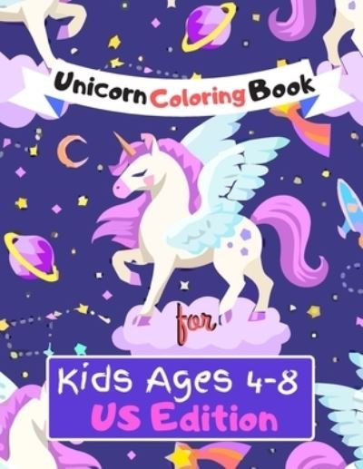 Cover for Jowel Rana · Unicorn Coloring Book for Kids Ages (4-8) US Edition (Paperback Bog) (2019)