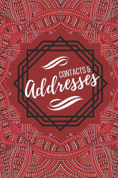 Cover for Blank Publishers · Contacts &amp; Addresses (Paperback Book) (2018)