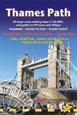 Thames Path Trailblazer Walking Guide 3e: Thames Head to Woolwich (London) & London to Thames Head: Planning, Places to Stay, Places to Eat - Joel Newton - Livres - Trailblazer Publications - 9781912716272 - 30 mai 2022