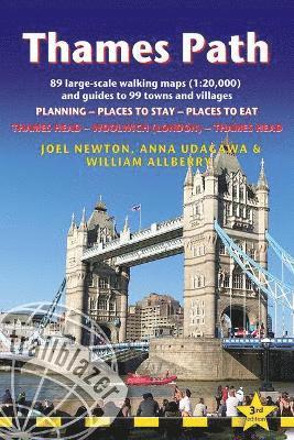 Cover for Joel Newton · Thames Path (Trailblazer British Walking Guides): Thames Head to Woolwich (London) &amp; London to Thames Head: 89 Large-Scale Walking Maps &amp; Guides to 99 Towns &amp; Villages: Planning, Places to Stay, Places to Eat - Trailblazer British Walking Guides (Paperback Book) [3 New edition] (2022)