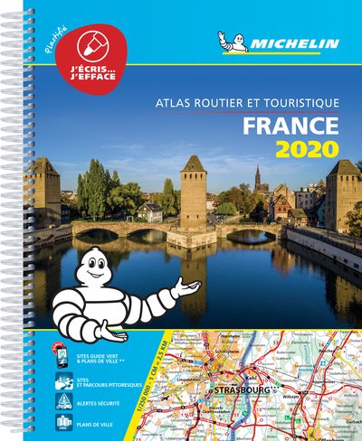 Cover for Michelin · Michelin Tourist &amp; Motoring Atlas: Michelin Tourist &amp; Motoring Atlas France 2020 (Laminated) (Spiralbok) (2019)