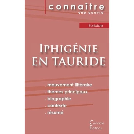 Cover for Euripide · Fiche de lecture Iphigenie en Tauride de Euripide (Analyse litteraire de reference et resume complet) (Paperback Book) (2022)