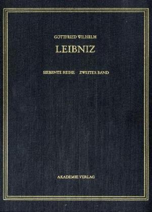 Cover for Gottfried Wilhelm Leibniz · Saemtliche Schriften Und Briefe Siebente Reihe Mathematische Schriften Reihe 7 Band 2 (Hardcover Book) (1996)