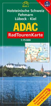 Cover for ADAC Verlag · ADAC RadTourenKarte: Holsteinische Schweiz, Fehmarn, Lübeck, Kiel (Hardcover Book) (2008)