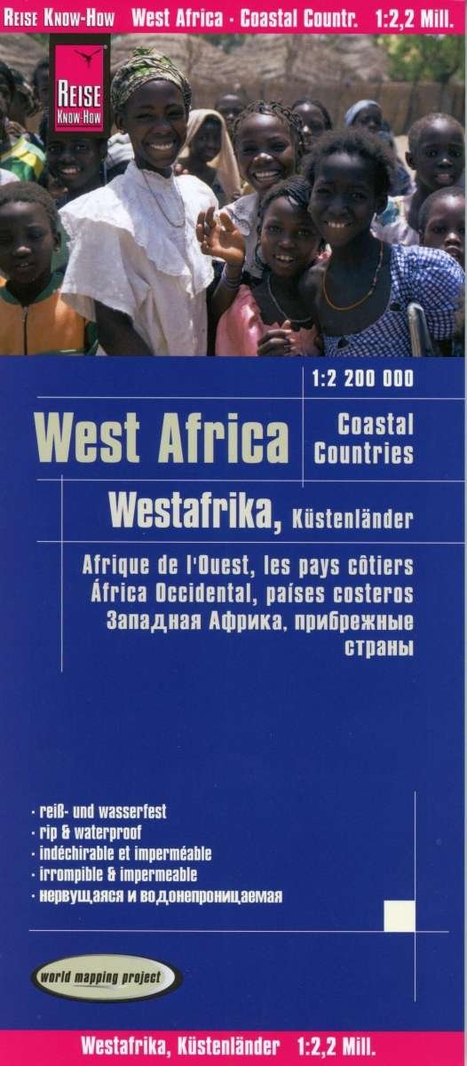 Africa West, Coastal countries (1:2.200.000): from Senegal to Nigeria -  - Books - Reise Know-How Verlag Peter Rump GmbH - 9783831774272 - May 20, 2019