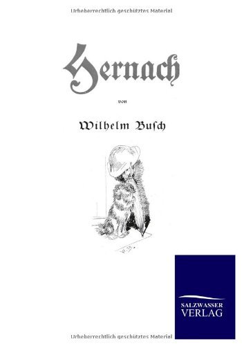 Cover for Wilhelm Busch · Hernach (Paperback Book) [German edition] (2012)
