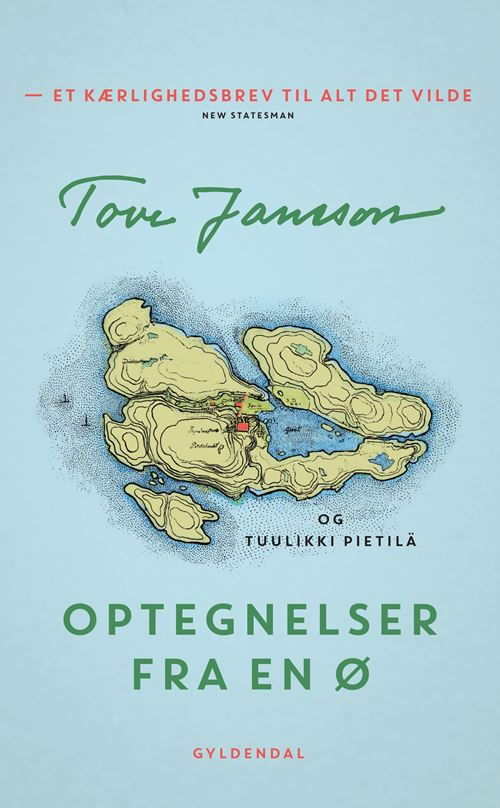 Cover for Tove Jansson · Optegnelser fra en ø (Sewn Spine Book) [1e uitgave] (2025)