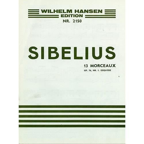Cover for Jean Sibelius · Jean Sibelius: 13 Pieces Op.76 No.1- Esquisse (Partitur) (2015)