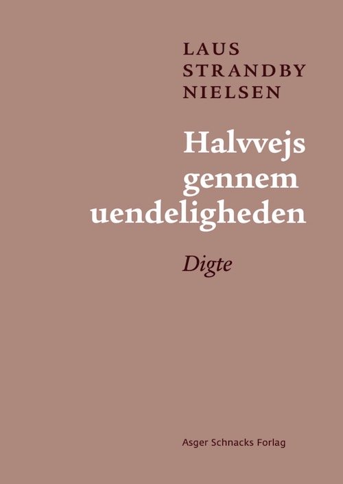 Cover for Laus Strandby Nielsen · Halvvejs gennem uendeligheden (Sewn Spine Book) [1.º edición] (2021)