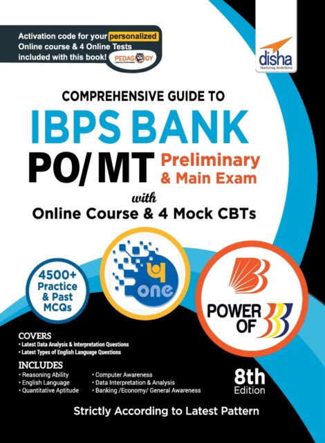 Cover for Disha Experts · Comprehensive Guide to Ibps Bank Po/ Mt Preliminary &amp; Main Exam with Online Course &amp; 4 Online Cbts (Taschenbuch) (2019)