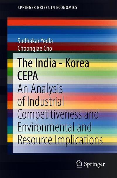 Cover for Yedla · The India Korea CEPA (Book) [1st ed. 2019 edition] (2019)